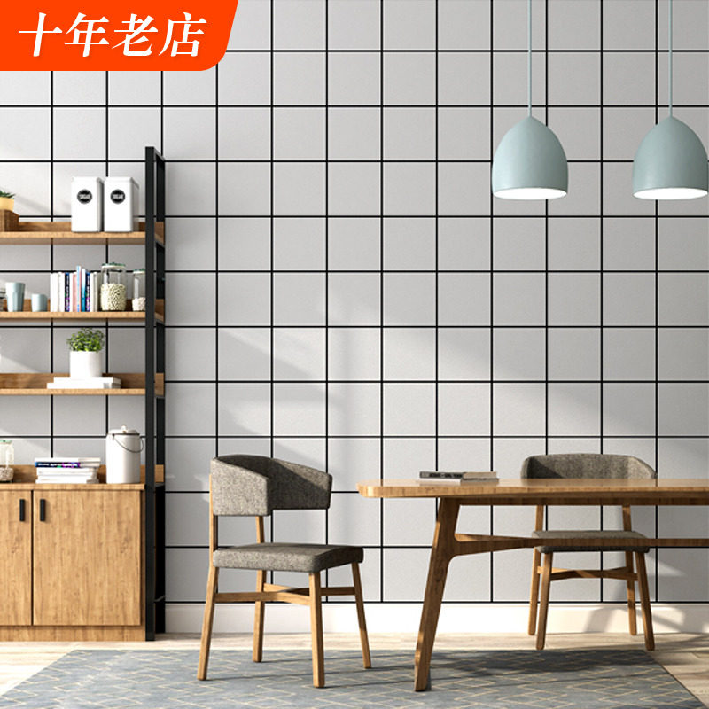 墙纸水泥灰色系北欧高级灰浅灰色现代简约服装店专用高档女装壁纸