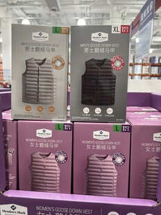 山姆国内代购Members Mark男女士鹅绒马甲90白鹅绒轻薄保暖绒内胆