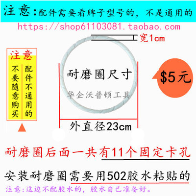 沃普顿贝耐德蒂凡打磨机耐磨圈