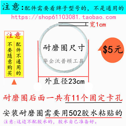 沃普顿贝耐德蒂凡打磨机耐磨圈