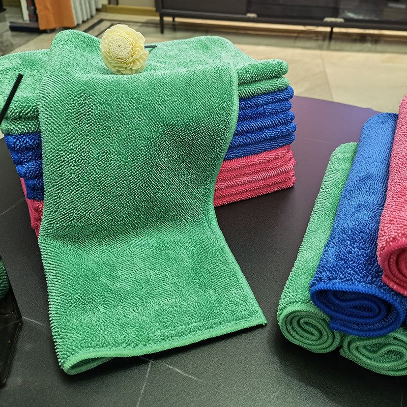 韩国东洋地板抹布多用途抹布长毛圈吸水抹布家务大抹布单色加厚布