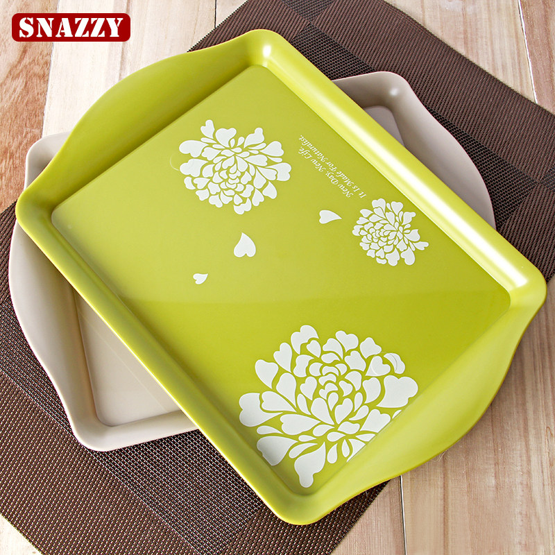 韩国进口snazzy长方形收纳盘托盘厨房用水果托盘餐具托盘餐盘
