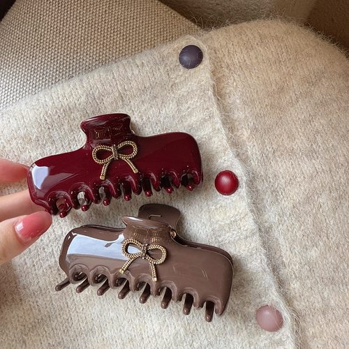 高级感甜美亚克力蝴蝶结大号鲨鱼