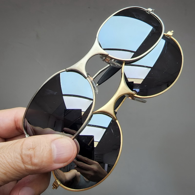 出口高档铍铜镜框男士女生太阳镜男女墨镜开车司机镜防紫外线眼镜