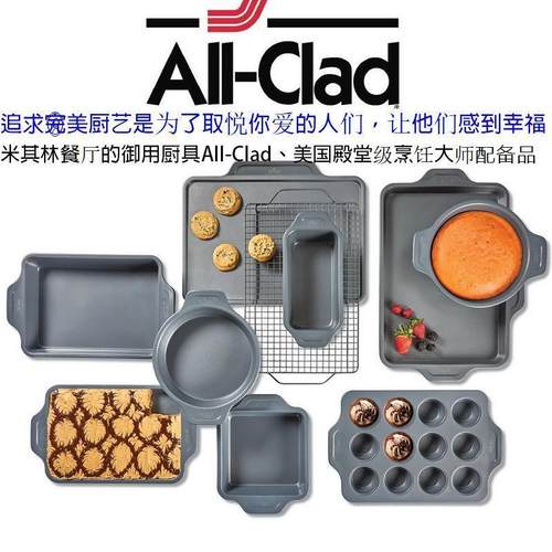 德国高档金属烘焙模具深盘蛋糕松饼蛋卷面包模烤箱土司模平盘不沾