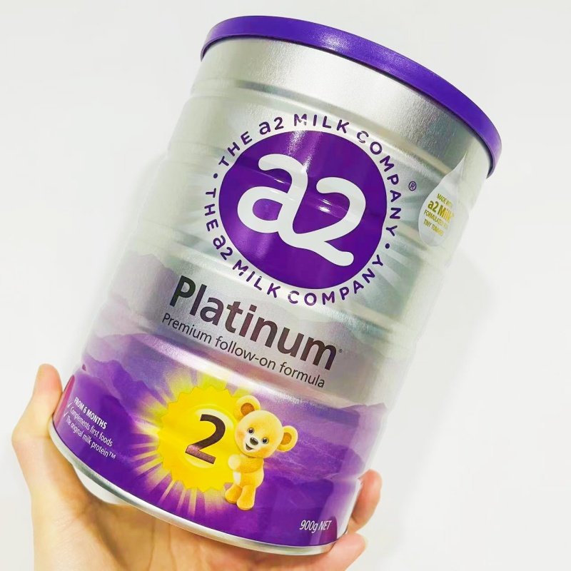 澳洲a2婴幼儿童配方奶粉二段现货宝宝A2白金版7-12月2段900g直邮