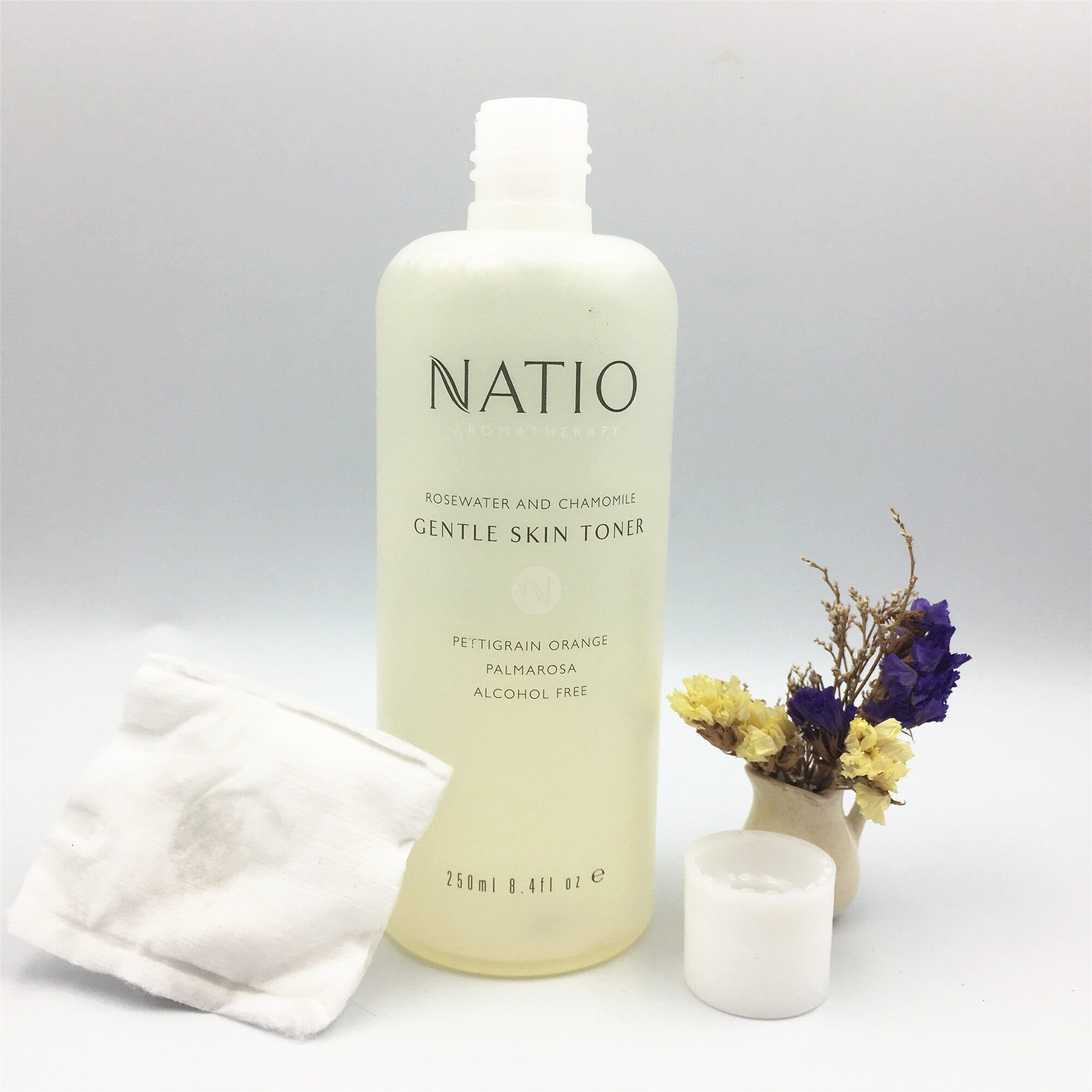 澳洲NATIO香薰洋甘菊玫瑰爽肤水250ml化妆水滋养保湿舒缓毛孔植物