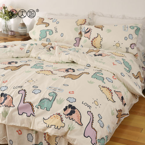 儿童房全棉三件套床单