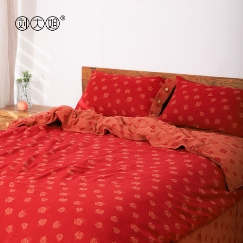 A类母婴级全棉双层纱四件套