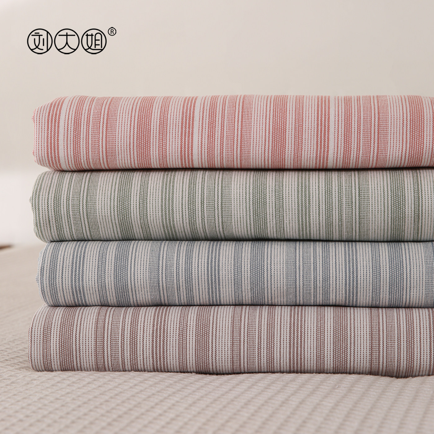 纯棉老粗布床单三件套加厚睡单