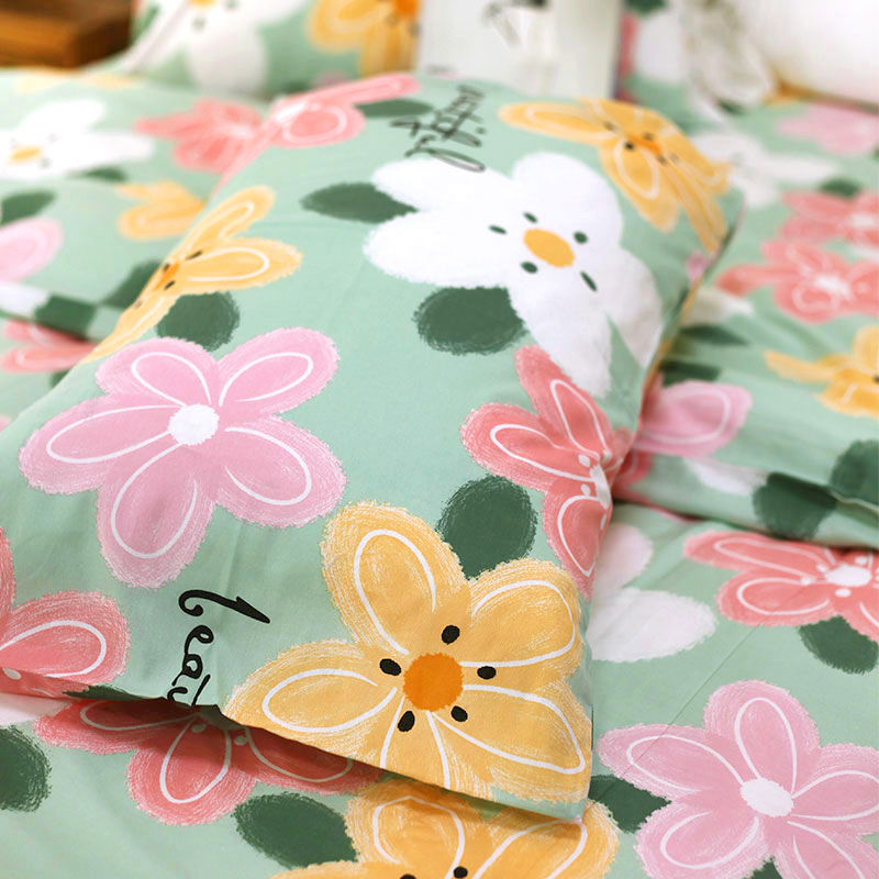 四件套纯棉床单被套柔软舒适