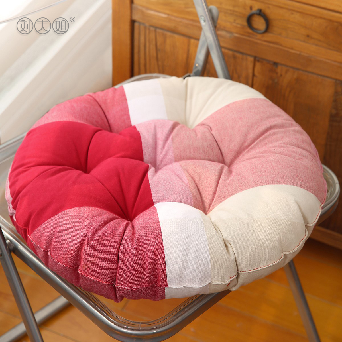 清仓处理！加厚棉麻蒲团坐垫椅垫布艺圆形阳台飘窗榻榻米窗台地板