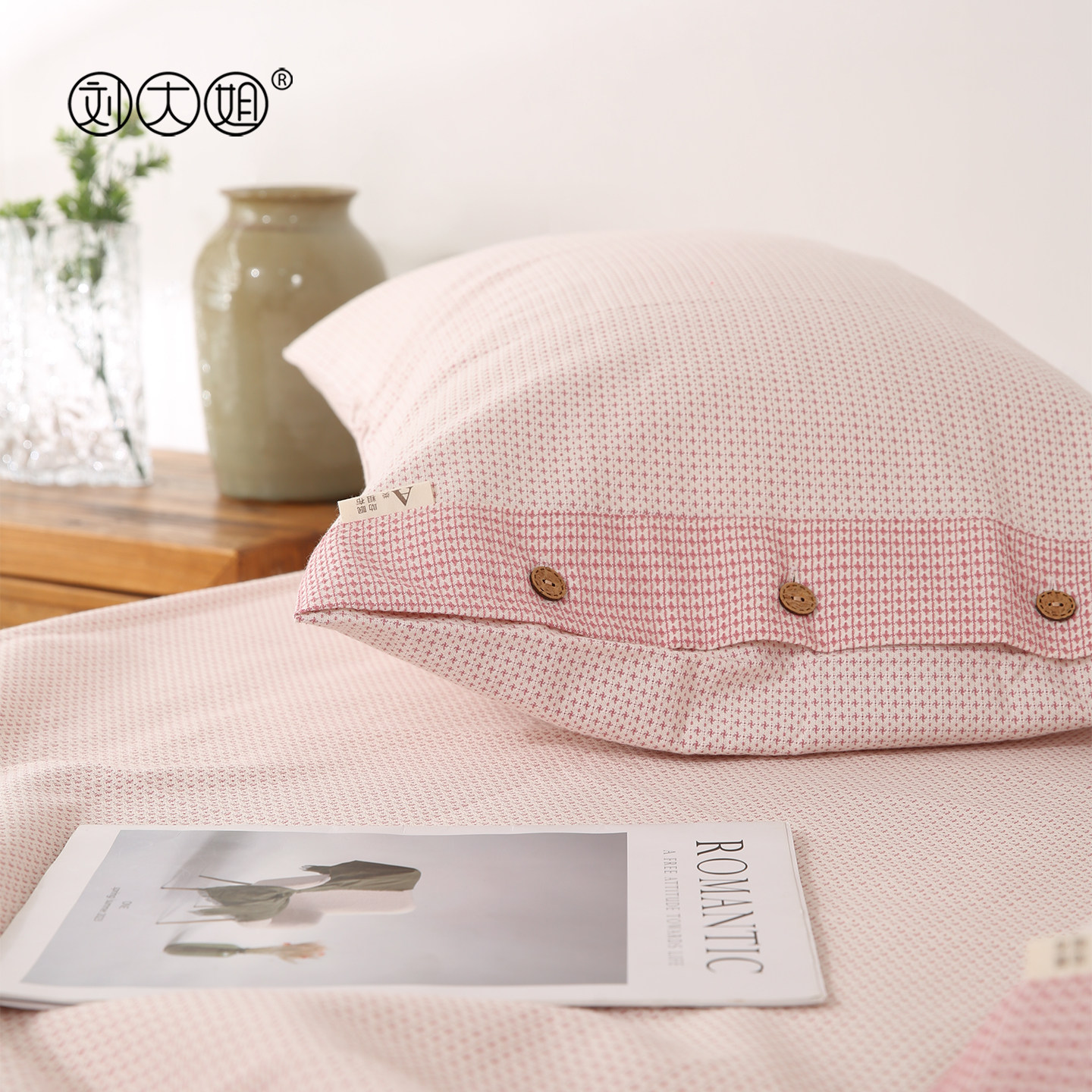 A类精梳棉加厚老粗布床单三件套