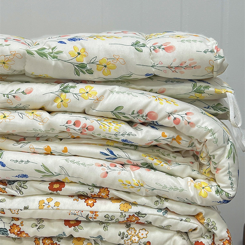 清仓处理新疆棉花被加厚冬被单件小碎花春秋被单双人学生宿舍被子,床上用品,棉花被,淘宝优惠券,粉丝福利购,淘宝优惠卷