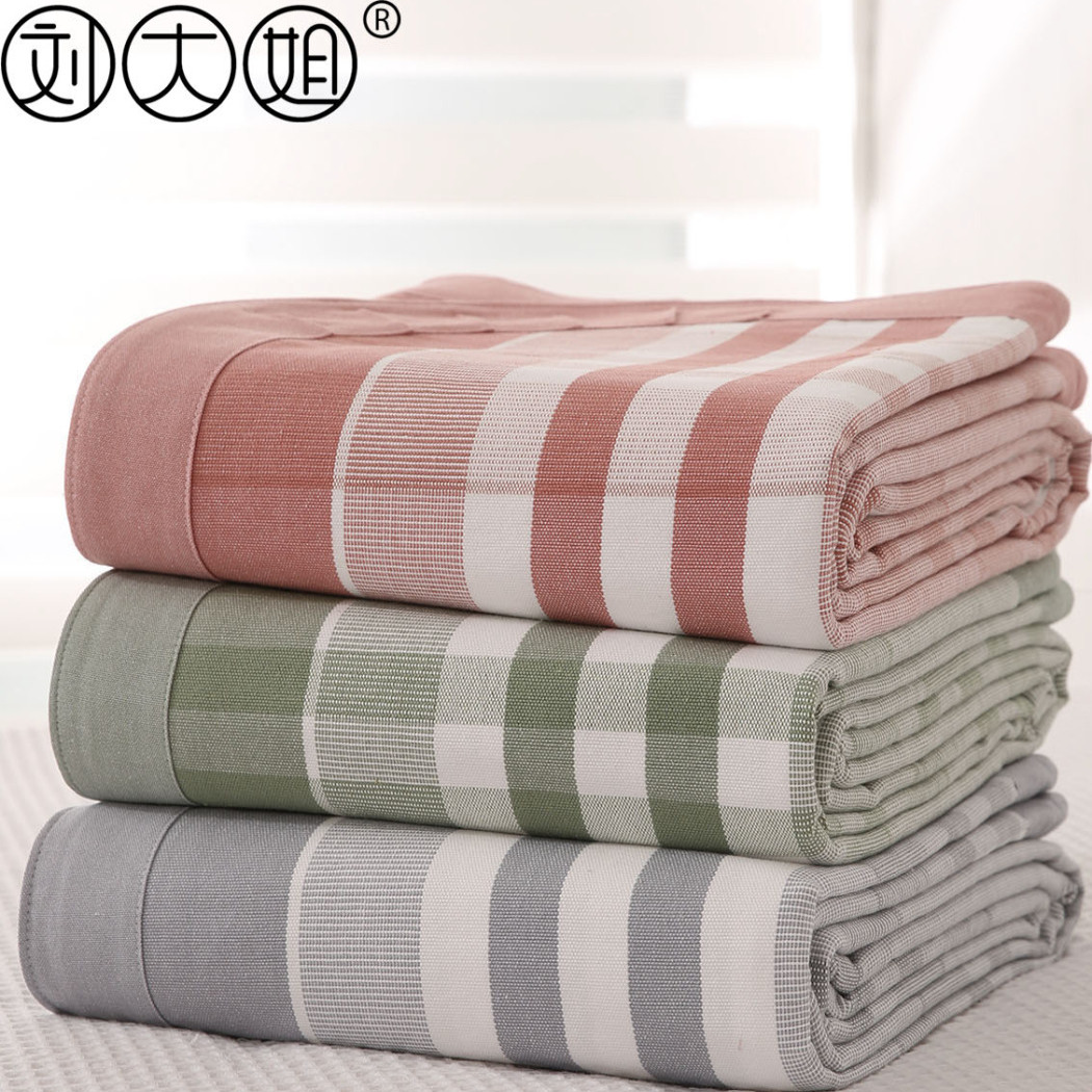 纯棉老粗布凉席三件套加厚床单