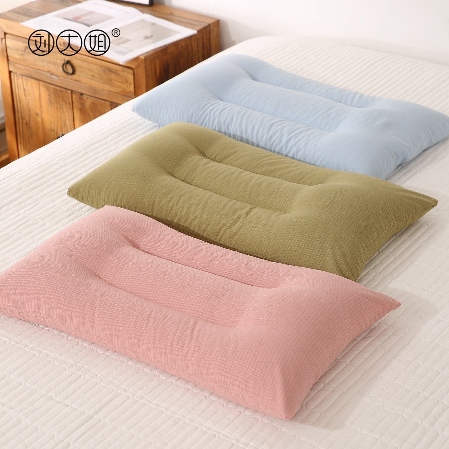 全荞麦壳枕芯定型枕头拉链设计单人学生宿舍枕头家用成人荞麦枕芯