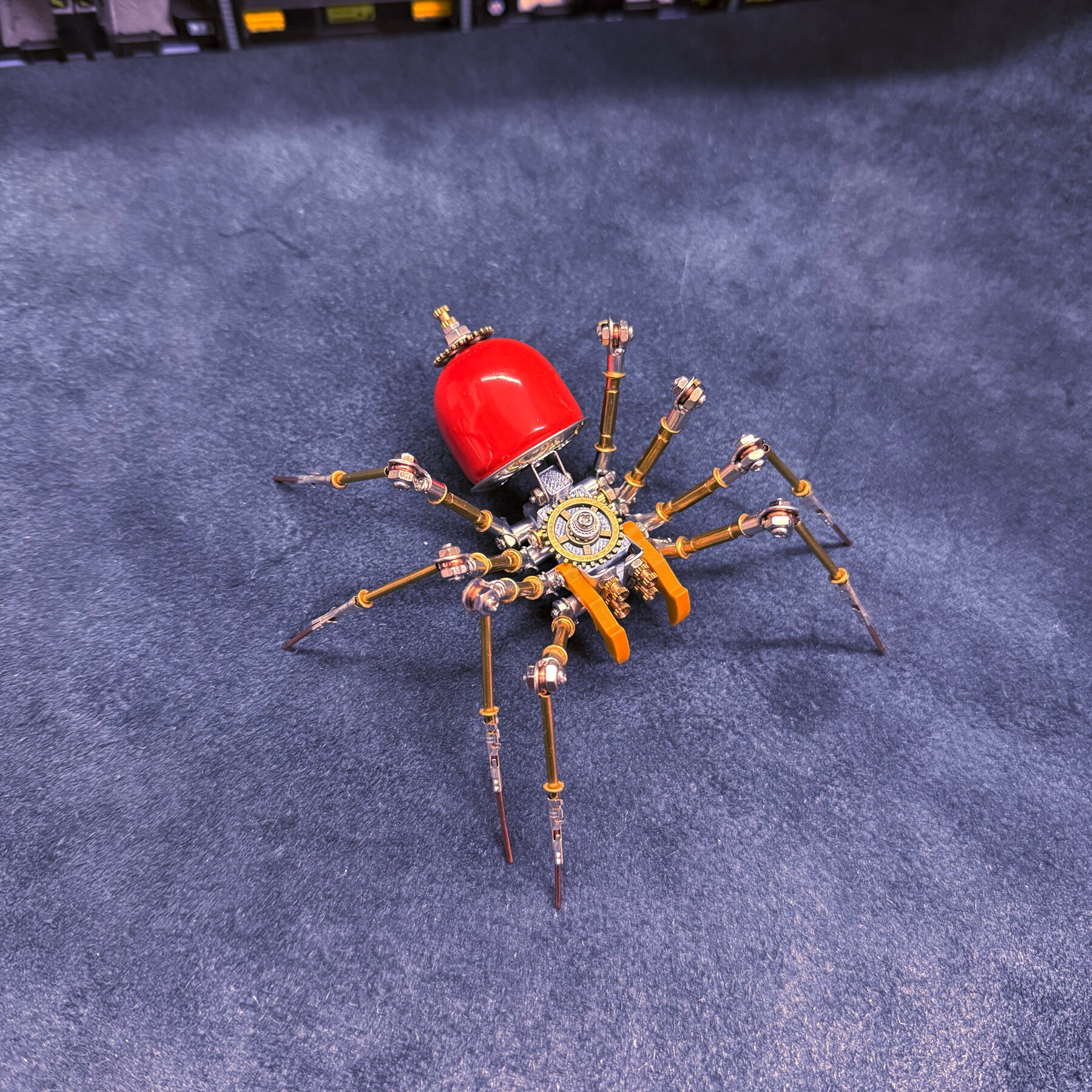 蒸汽朋克机械蜘蛛DIY手工积木益智拼装模型创意桌面摆件生日礼物,模玩/动漫/周边/娃圈三坑/桌游,国创拼装/成品机甲,淘宝优惠券,粉丝福利购,淘宝优惠卷