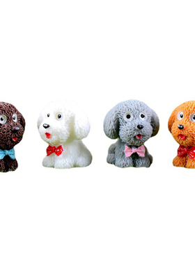 卡通泰迪树脂公仔儿童过家家玩具