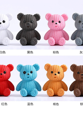 可爱动物塑料公仔孩子过家家玩具