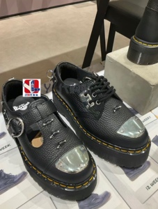美国直邮代购Dr Martens铁片朋克1461 Quad厚底Bethan玛丽珍马丁