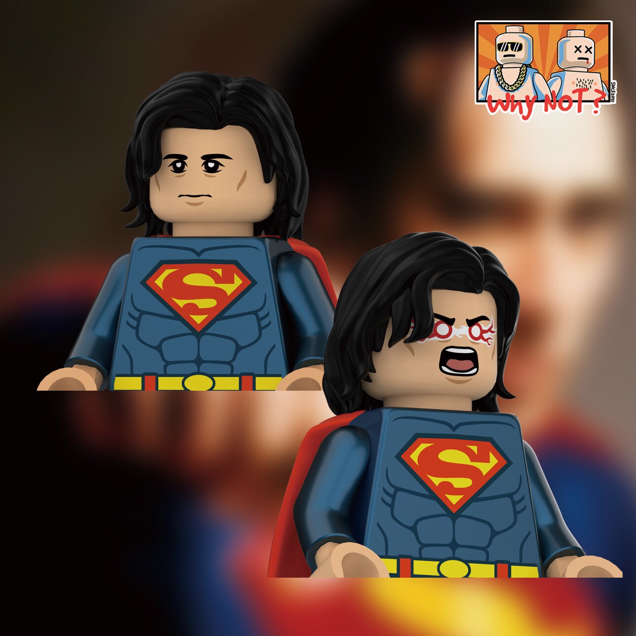 尼古拉斯凯奇超人 头发 表情 配件包