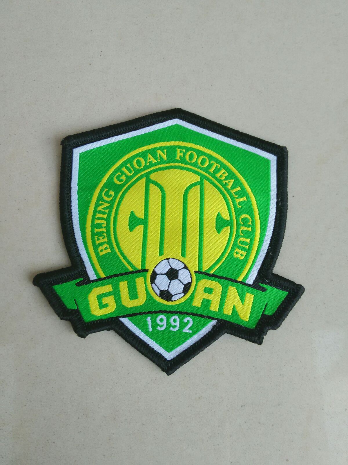 中超2024北京国安球衣 国安球衣足球服 电脑机绣队徽带胶队徽