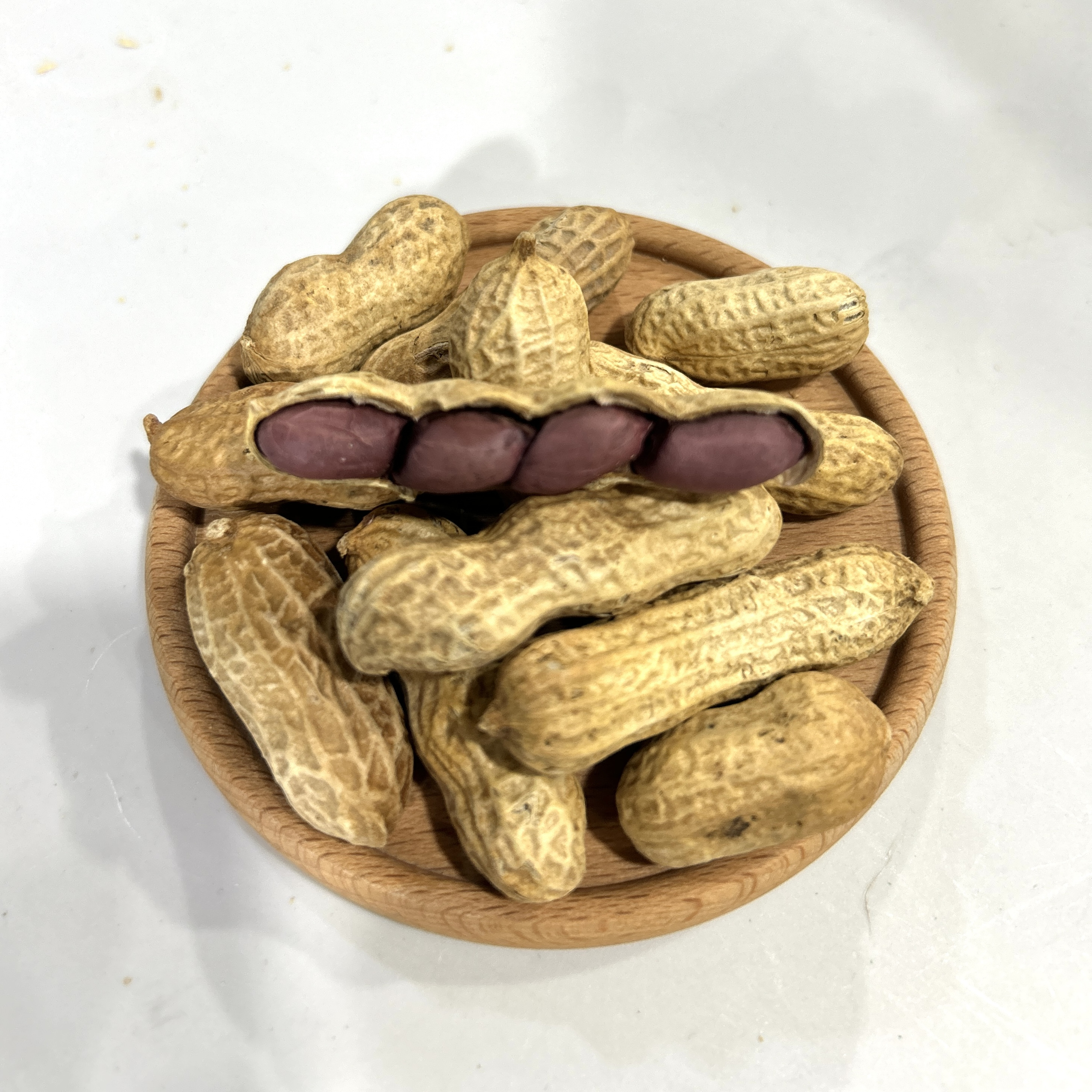 笋味临安笋干煮花生带壳熟小花生