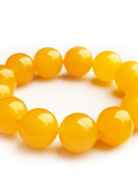 天然手串男女款黄色水晶石