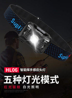 神火supfirehl06可充电感应头灯