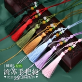 拉圈手把件流苏穗子葫芦挂件绳小饰品车挂diy手工编织绳配饰材料