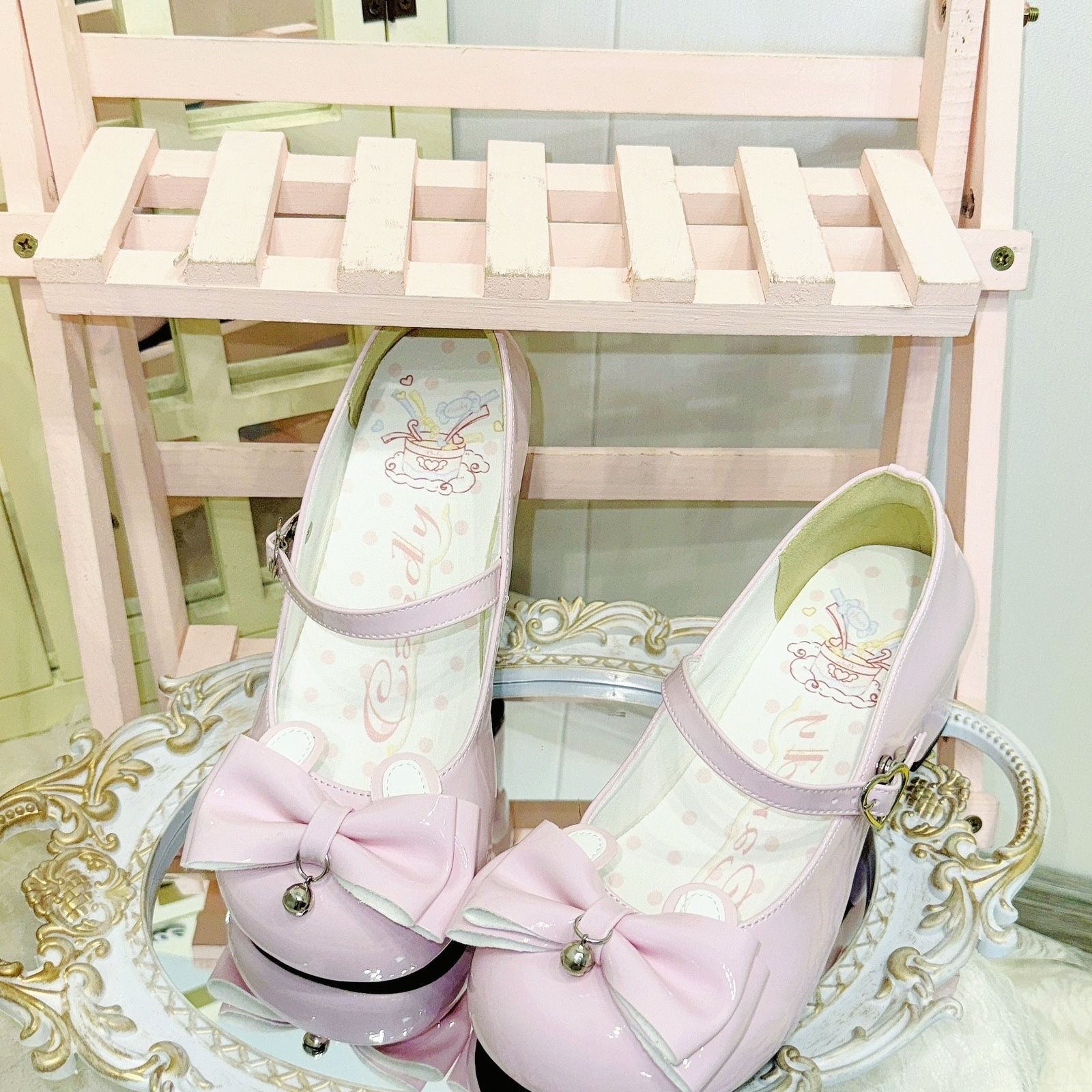 2025年春季洋气外穿玛丽珍小皮鞋女lolita日系中跟叠穿百搭鞋