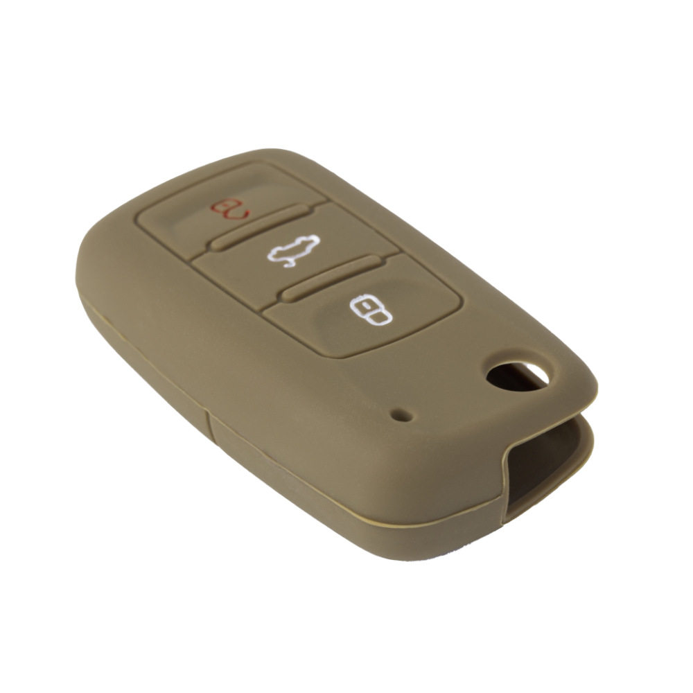 适用大众途观车钥匙包朗境硅胶锁匙套朗行填油途安朗逸捷达桑塔纳