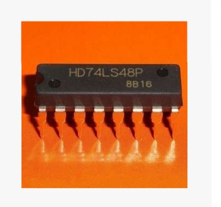 全新 74LS48 HD74LS48P BCD-七段译玛器 直插 DIP-16
