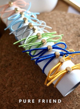 PURE FRIEND 不伤发蝴蝶结可爱质感宝宝儿童发圈皮筋套装发绳发饰