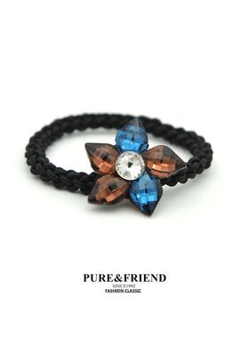 满58包邮】PureFriend 海滨之花 精致小巧发圈皮筋头绳发绳头饰品