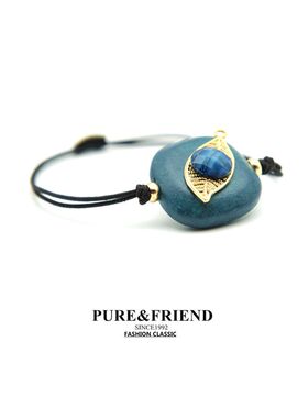 满58包邮PureFriend 林间落羽 简约眼睛民族手链发圈皮筋头绳发绳