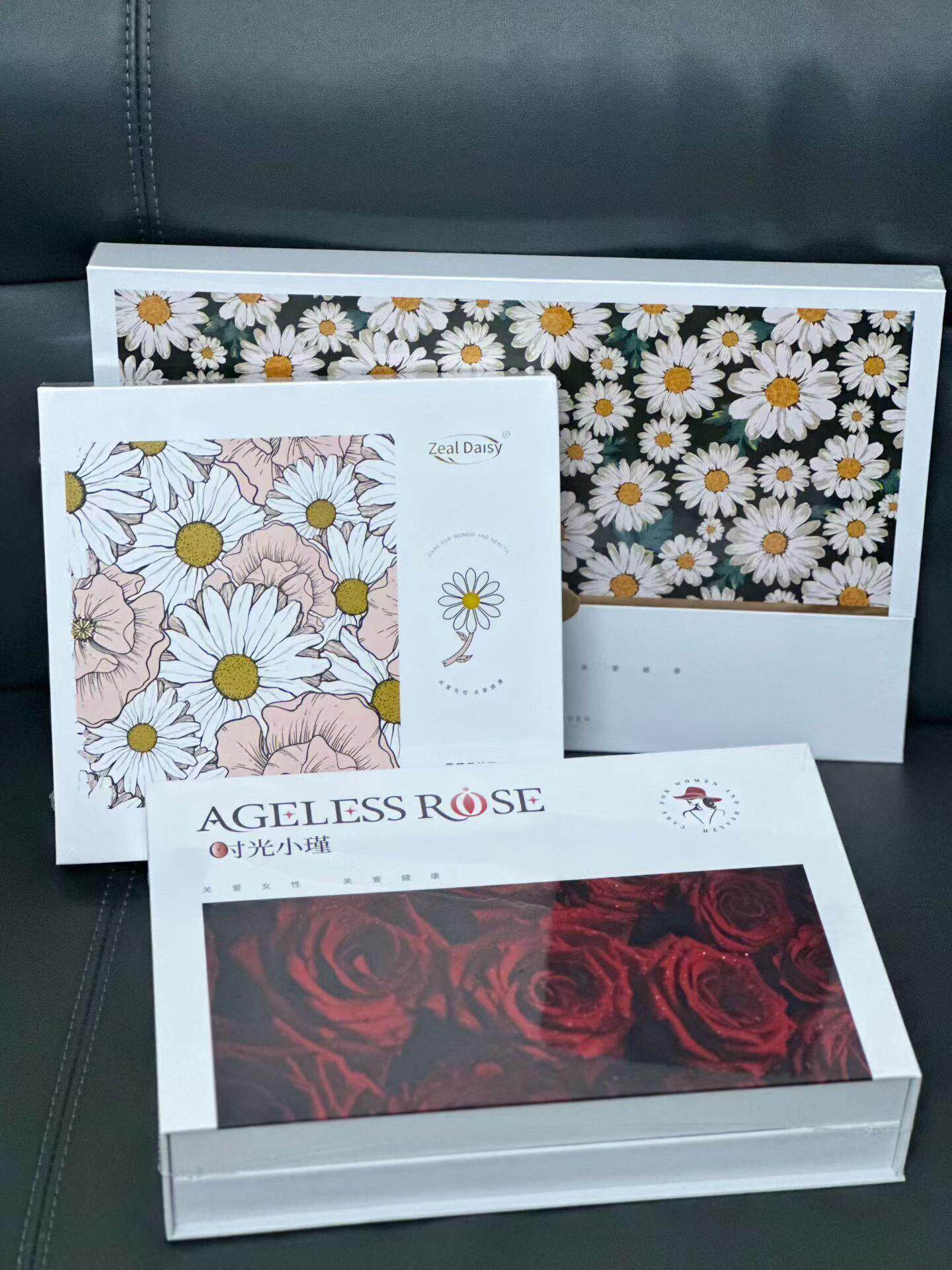 闺言新品私护小菊宫粉 小瑾套盒 雪莲贴三剑客 3件套微商同款正品