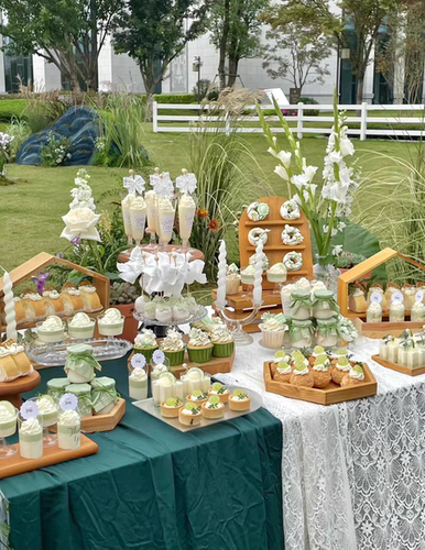 原木色森系甜品台展示架甜品台木质摆台茶歇摆件下午茶木质展示架