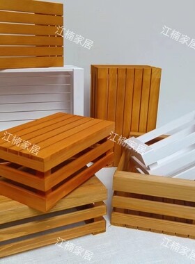 木质收纳筐白色复古做旧面包托盘森系甜品台装饰摆件拍摄道具摆件