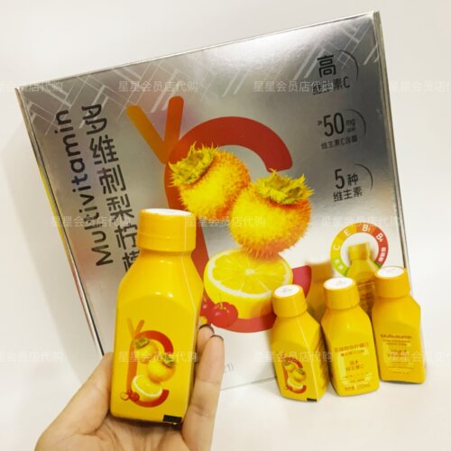 【山姆代购零食】多维刺梨柠檬饮100ml 高维生素C饮料 满29包邮