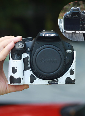 适用佳能R50V100R10 5D4皮套RP200D二代6d2相机包90D底座850D半套