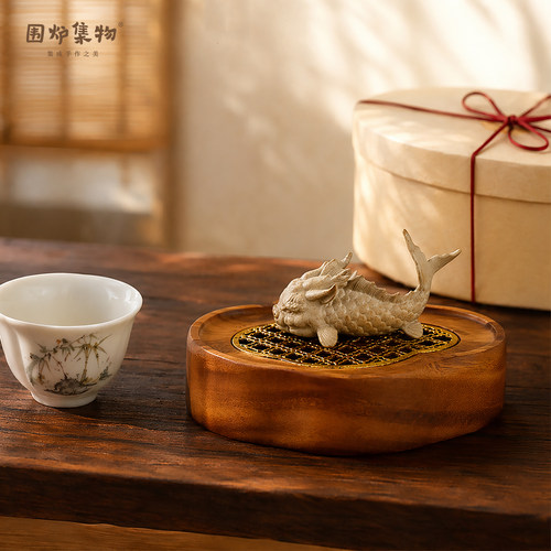 围炉集物高档陶瓷茶宠茶具套装