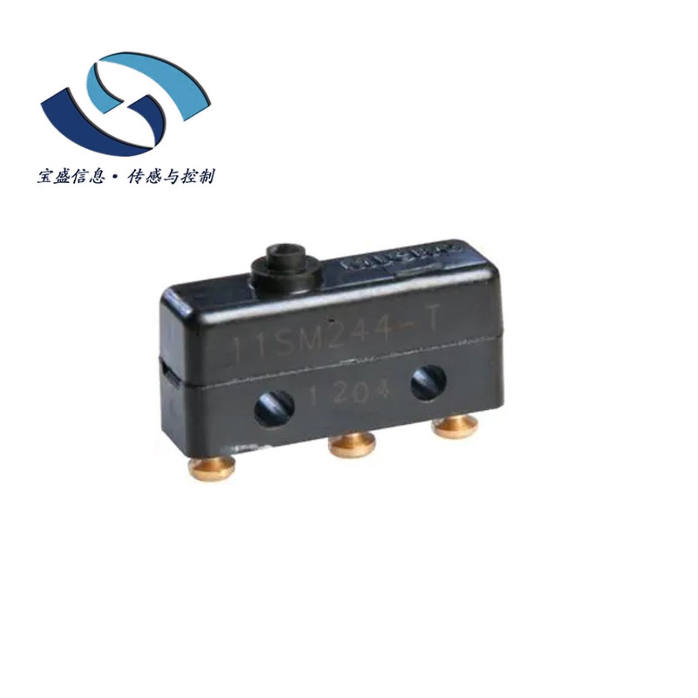 11SM244-T 霍尼韦尔 摁入式 微动开关单刀双掷SPDT 250Vac 5A