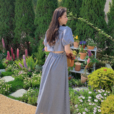 【22】出货中小心机格子连衣裙2053-P95-K148，女装连衣裙，乔安迪