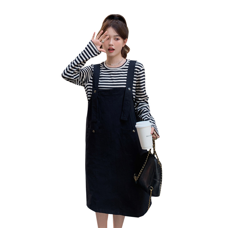 【22新款现货】条纹T背带裙8632-背带裙P95-K148套装P135K188,女装连衣裙,乔安迪