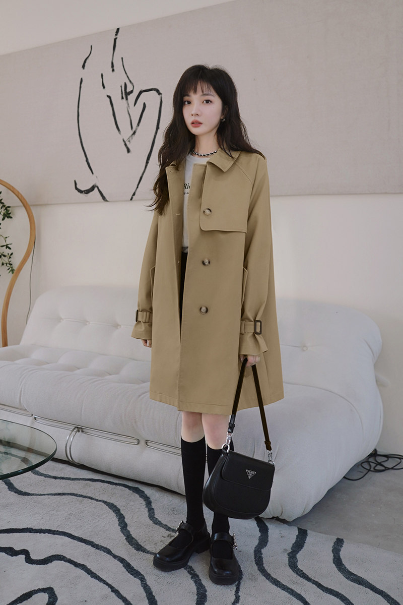 【2022秋款】已备货数据A字版中长款风衣2022-P130-K188,女装风衣,乔安迪