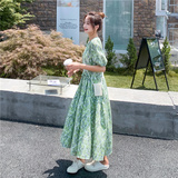 2022现货泡泡面料碎花连衣裙浙宝126-9960-P95-K148，女装连衣裙，乔安迪