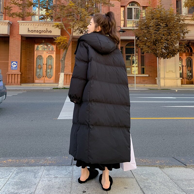 【新款已做货】设计黑色长款衣126-8689-P190-K278,女装棉衣/棉服,乔安迪
