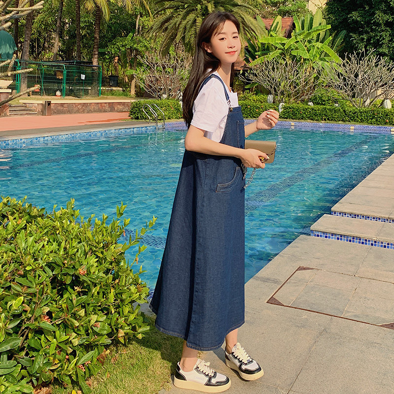【2022夏】23号出货牛仔背带连衣裙浙宝126-2026-P85-K138,女装连衣裙,乔安迪
