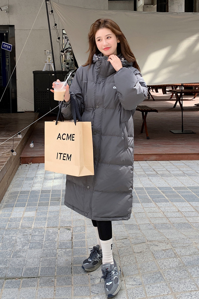 【新款现货到店】灰长款衣8687-P180-K268,女装棉衣/棉服,乔安迪